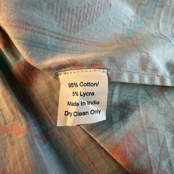 Sheridan French Patterned Gray and Orange Red Women's Casual Dress Size XS - Picture 8 of 13